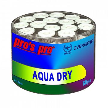 Pro's Pro Aqua Dry Overgrip White 60 szt.